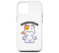 Cat Yoga Funny Meowditation Case for iPhone 12/12 Pro