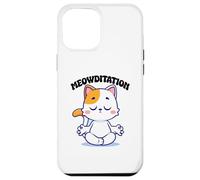Cat Yoga Funny Meowditation Case for iPhone 12 Pro Max