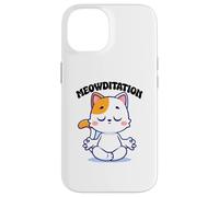 Cat Yoga Funny Meowditation Case for iPhone 14