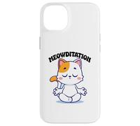 Cat Yoga Funny Meowditation Case for iPhone 14 Plus