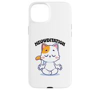 Cat Yoga Funny Meowditation Case for iPhone 15 Plus