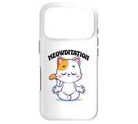 Cat Yoga Funny Meowditation Case for iPhone 17 Pro