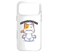 Cat Yoga Funny Meowditation Case for iPhone 17 Pro Max