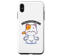 Cat Yoga Funny Meowditation Case for iPhone XS Max