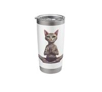 Cat Yoga Stainless Steel Insulated Tumbler