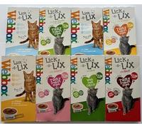 Cat Yoghurt Treats Lick-e-Lix Variety Pack (Pack of 8)