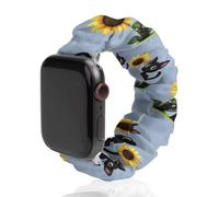 Cat You Are My Sunshine Scrunchie Watch Bands Soft Elastic Replacement Wristband Compatible with Apple Watch 38mm/40mm
