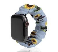 Cat You Are My Sunshine Scrunchie Watch Bands Soft Elastic Replacement Wristband Compatible with Apple Watch 42mm/44mm