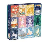 Cat Zodiac 500 Piece Puzzle, Sarah McMenemy,