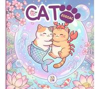 Cat Zodiac: Fun and Simple Coloring book of Horoscope Stress Relief Gift for Astrology Fans and Lovers