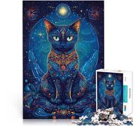 Cat1000 Piece Adult Puzzles Help the brain exercise addictive toys to cultivate patience Parent-child interaction 38x26cm