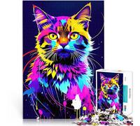 cat2000 teenager Pieces Jigsaw Puzzle Family Game Stress Reliever Difficult Challenge for is ideal as a gift for the whole family 70x100cm