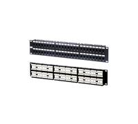 Cat5E Cat 5E RJ45 2U Patch Panel Rack Mountable 48 port
