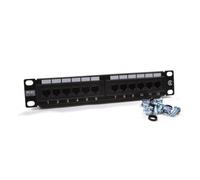 Cat6 10 inch Patch Panel 12 Port Rack Mountable MINI SOHO