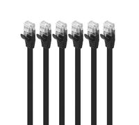 Cat6 Ethernet Cable Matters 1M 6-Pack 10Gbps High Speed and Stability Ethernet Cables Supports Routers Switches Computers, Plug-and-Play Gigabit Ethernet Cable, Suitable for Home Office Game Consoles