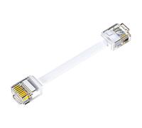 Cat6 Flat Ethernet Short Cable Rj45 Boot Cord Networking Connector Cat6 Networking Cable Management for Router Under Desk Ethernet Wire