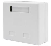 CAT6 for surface Mount Box Single Port RJ45 White ABS CAT6 for