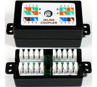 CAT6 IDC 4 Pair 8 Way Junction Box 8P8C Inline Cable Coupler Terminal Socket
