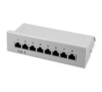 Cat6 Patch Panel - Shielded Distributor Distribution Bay Field 8 Port