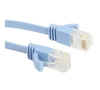 CAT6 Ultra-thin Flat Ethernet Network LAN Cable, Length: 20m (Baby Blue) NCCZ