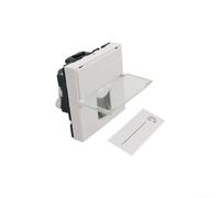 Cat6a-Capable 45x45mm Network Module for For server Room Infrastructure with Rotating Handle Functionality (Category 6a)