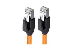 CAT6A High Flexible Drag Chain Industrial Network Cable Pure Copper Category6 Shielded 10G EtherCat Ethernet Profinet Servo Line(CAT7A Drag Chain,50cm)