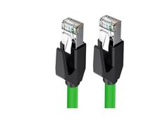CAT6A High Flexible Drag Chain Industrial Network Cable Pure Copper Category6 Shielded 10G EtherCat Ethernet Profinet Servo Line(4pin Drag Chain Wire,50cm)
