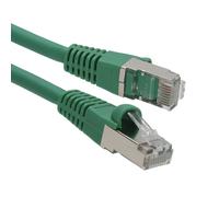 Cat6A SSTP LSZH RJ45 Network Ethernet Patch 10 Gigabit Cable 1m Green