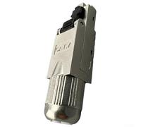 CAT7 Network Connector for RJ45, Shielded Tool-Less Installation, 12-Pack, Zinc Alloy Housing with Gold-Plated Contacts, Compatible with Cat6a/For Cat6, 10Gbps