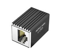 Cat7 Shielded RJ45 Coupler 10Gbps Ethernet Extender High-Speed Connector for Office/Data Centers & Stable Metal Shielded Networking Coupler
