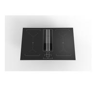 Cata ICONFXP75DDS - Stainless Steel/Black 77cm Induction Hob - Built-in Extractor