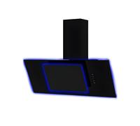 Cata UBAHALO9 - Black Glass Extractor - 90cm Angled Hood - B Energy
