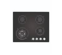 Cata UBGHJ607 60cm Black Glass 4 Burner Nat Gas Hob