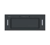 Cata UBICON75BK.1 - Black Glass 72cm Canopy Extractor Hood - 593m3/hr - C energy