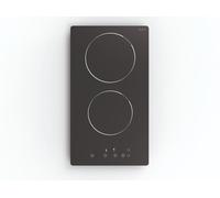 Cata UBIND30FLC - Black 30cm Induction Domino Hob - 2 Cooking Zones