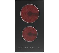 Cata UBTC30FLC - Black 30cm Domino Ceramic Hob - 2 Cooking Zones