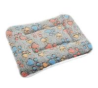 catadog Small Animal Bed Mat, Soft & Warm, Suitable for Guinea Pig, Hamster, Rabbit, Rat and Bearded Dragon (XX-Large(19.7''x15.7''), Footprint Grey)