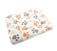catadog Small Animal Bed Mat, Soft & Warm, Suitable for Guinea Pig, Hamster, Rabbit, Rat and Bearded Dragon (XX-Large(19.7''x15.7''), Footprint White)