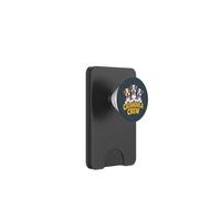 Catahoula Crew Cartoon Pet Leopard Dog Breed Louisiana Hog PopSockets PopWallet for MagSafe