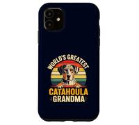Catahoula Grandma Worlds Greatest Leopard Dog Retro Case for iPhone 11