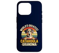 Catahoula Grandma Worlds Greatest Leopard Dog Retro Case for iPhone 16 Pro