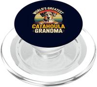 Catahoula Grandma Worlds Greatest Leopard Dog Retro PopSockets PopGrip for MagSafe