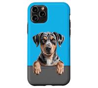 Catahoula Leopard Dog Cute Funny Peeking Puppy Case for iPhone 11 Pro