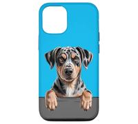 Catahoula Leopard Dog Cute Funny Peeking Puppy Case for iPhone 12/12 Pro
