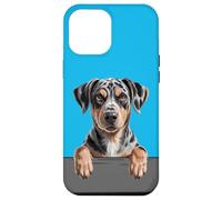 Catahoula Leopard Dog Cute Funny Peeking Puppy Case for iPhone 12 Pro Max