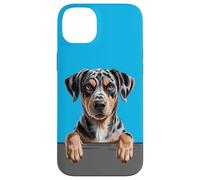 Catahoula Leopard Dog Cute Funny Peeking Puppy Case for iPhone 14 Plus