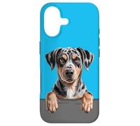 Catahoula Leopard Dog Cute Funny Peeking Puppy Case for iPhone 17
