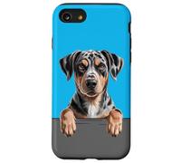 Catahoula Leopard Dog Cute Funny Peeking Puppy Case for iPhone SE (2020) / 7/8