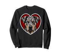 Catahoula Leopard Dog Heart Sweatshirt