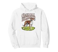 Catahoula Leopard Dog Line Art Design Pullover Hoodie